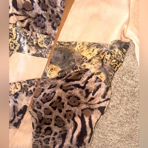 Donna White Suede Jacket size M - Picture 6 of 7